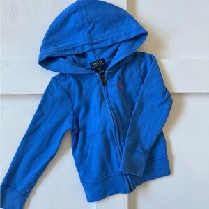 Boys polo zip up hoodie